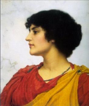 約翰 威廉 格維得 An Italian Girl's Head 約翰 威廉 格維得 An Italian Girl's Head